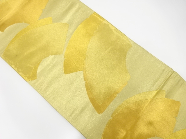 JAPANESE KIMONO / ANTIQUE FUKURO OBI / SILK / WOVEN JIGAMI PATTERN